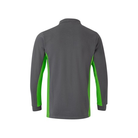 POLO DE TRABAJO MANGA LARGA COMBINADO CON CONTRASTES