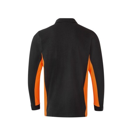 POLO DE TRABAJO MANGA LARGA COMBINADO CON CONTRASTES