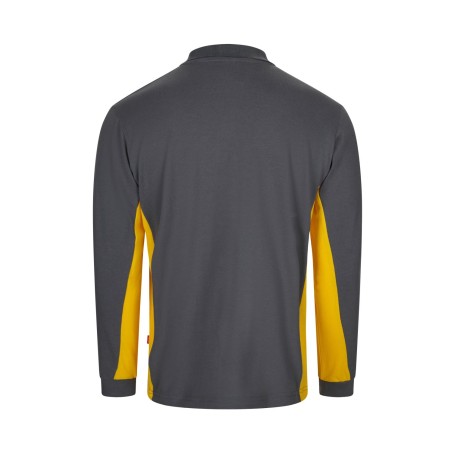 POLO DE TRABAJO MANGA LARGA COMBINADO CON CONTRASTES