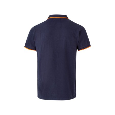 POLO BICOLOR CON VIVOS MANGA CORTA