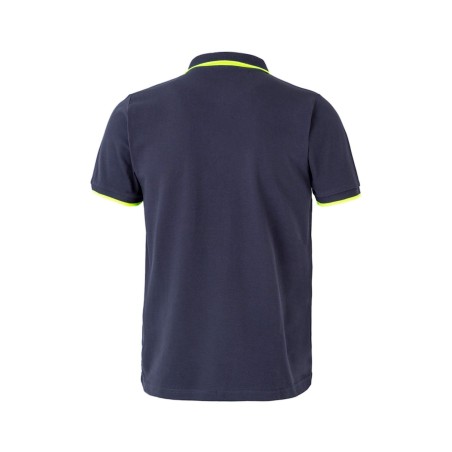 POLO BICOLOR CON VIVOS MANGA CORTA