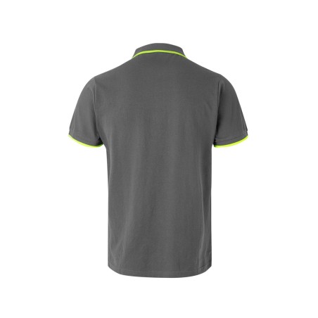 POLO BICOLOR CON VIVOS MANGA CORTA