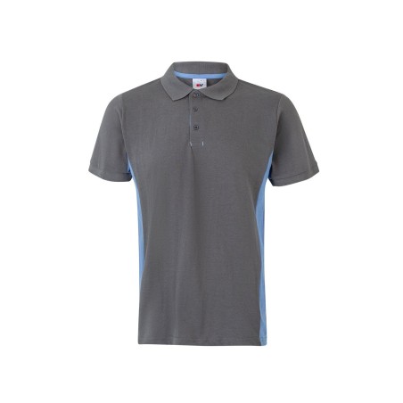 POLO DE TRABAJO COMBINADO CON CONTRASTES