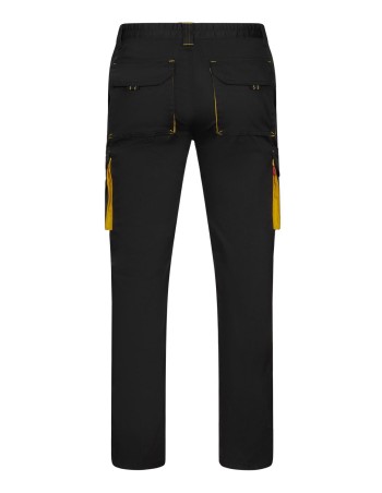 Pantalón multibolsillos bicolor elástico 2