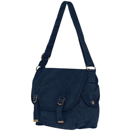 Bolsa con solapa ecorresponsable efecto lavado