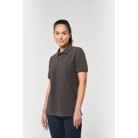 Polo ecorresponsable con bolsillo en el pecho unisex