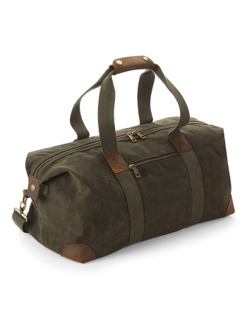 Heritage waxed canvas hold-all bag