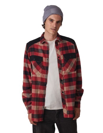 Recycled beanie with patch