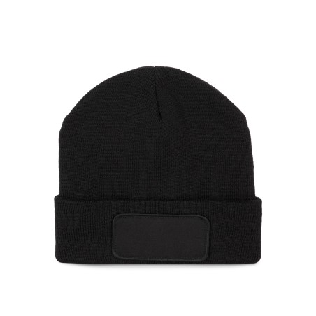 Gorro reciclado con parche y forro Thinsulate™