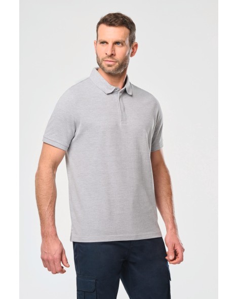 Men\\\'s short sleeve stud polo shirt