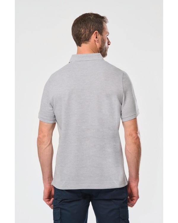 Men\\\'s short sleeve stud polo shirt 2