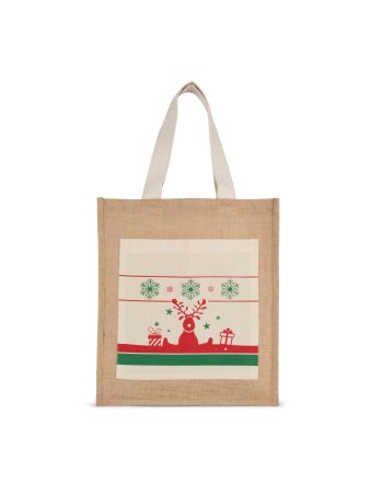 Bolsa shopper con motivos navideños 2