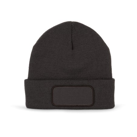 Beanie with patch and Thinsulate lining
