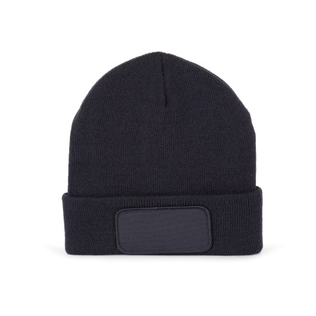 Beanie with patch and Thinsulate lining