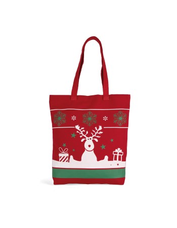 Shopping bag with Christmas patterns 2