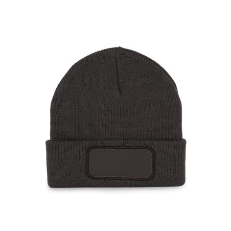 Beanie with patch