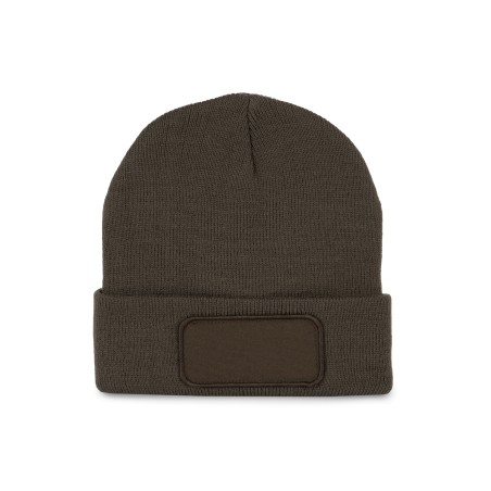 Beanie with patch