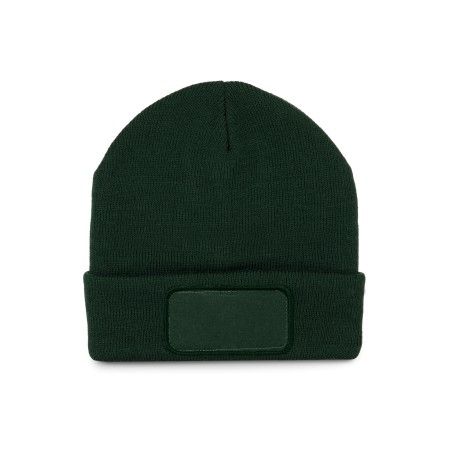 Beanie with patch