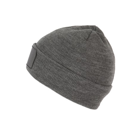 Beanie with patch
