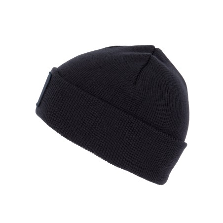 Beanie with patch