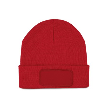 Beanie with patch