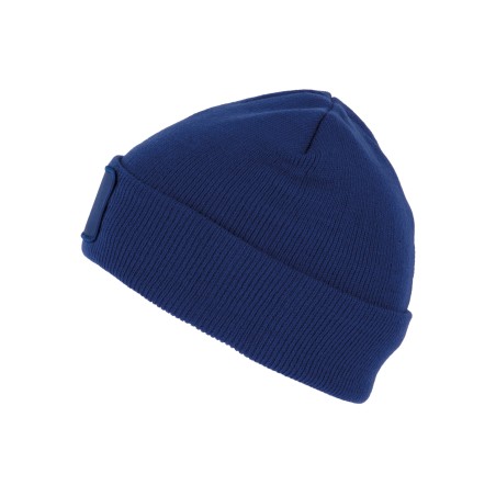 Beanie with patch