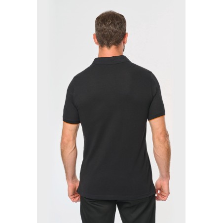 Men\\\'s short-sleeved contrasting Day To Day polo shirt