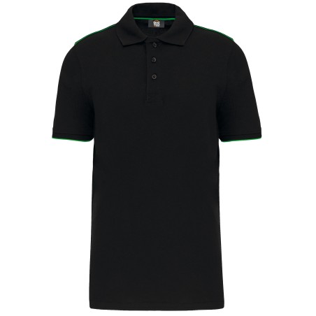 Men\\\'s short-sleeved contrasting Day To Day polo shirt